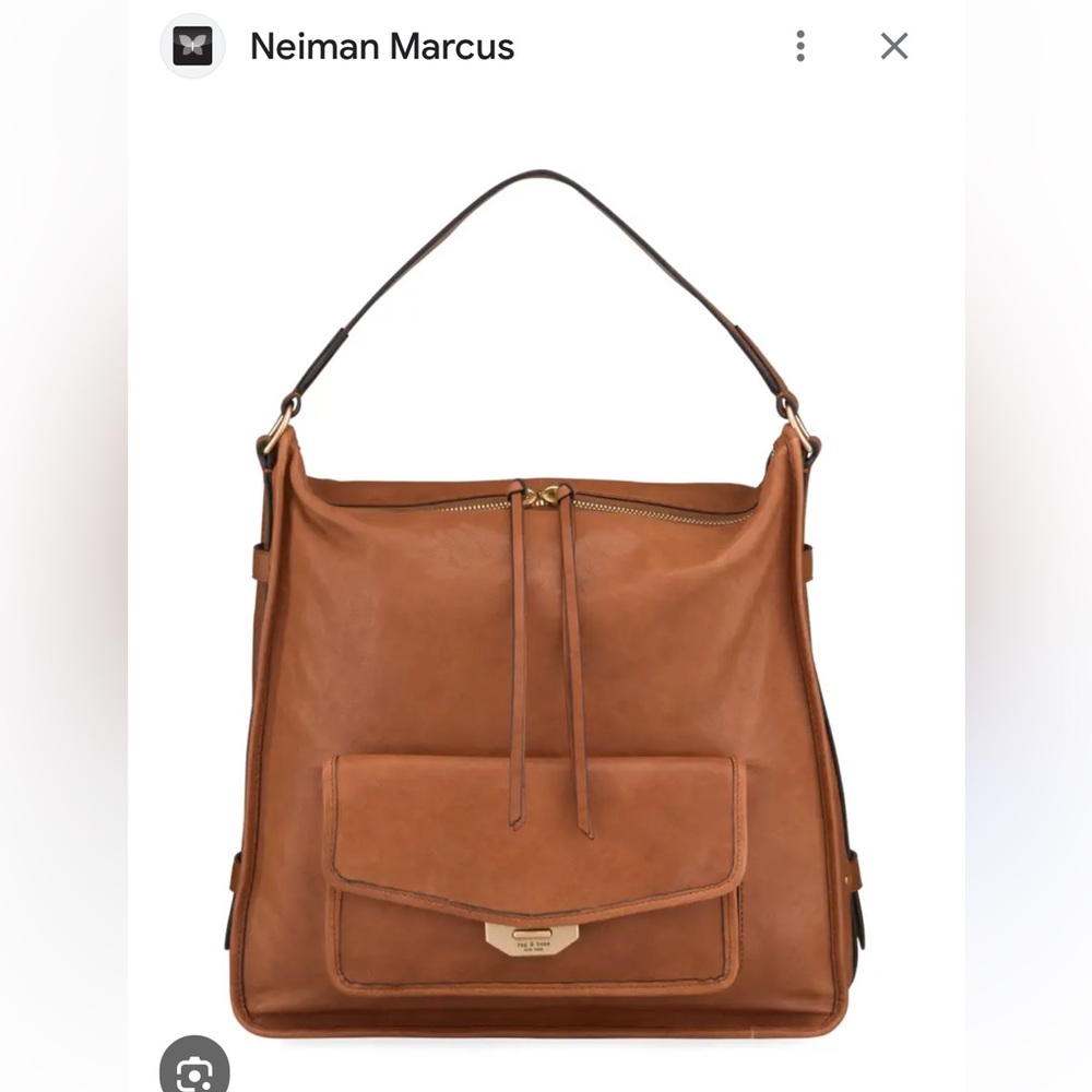 Rag & Bone Field Goat Leather Hobo Bag